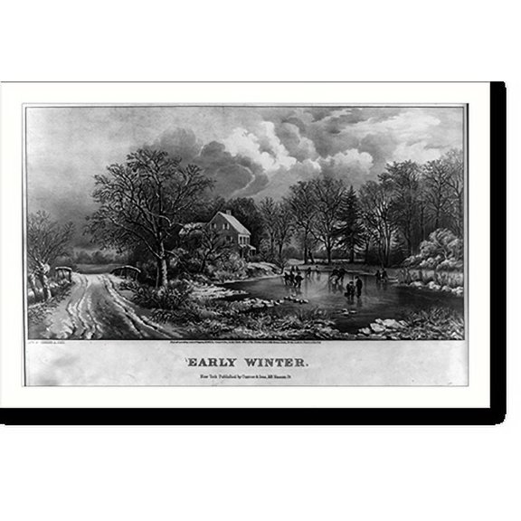 Historic Print, Early winter, 16" x 20"
