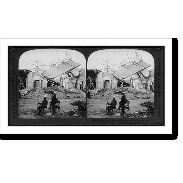 Historic Print, [Earthquake, Kingston, Jamaica, 1907] A fantastic