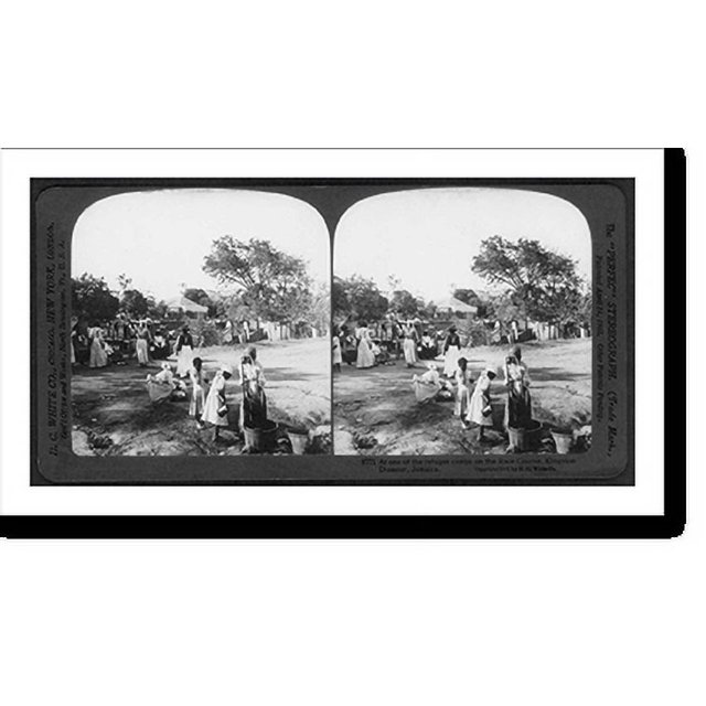 Historic Print, [Earthquake, Kingston, Jamaica, 1907] At one of the