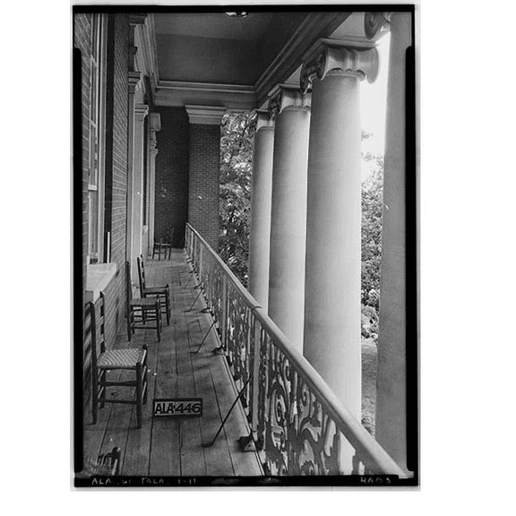 Historic Print, East Alabama Masonic Female Institute, 205 East South Street, Talladega, Talladega County, AL - 11, 18" x 24"