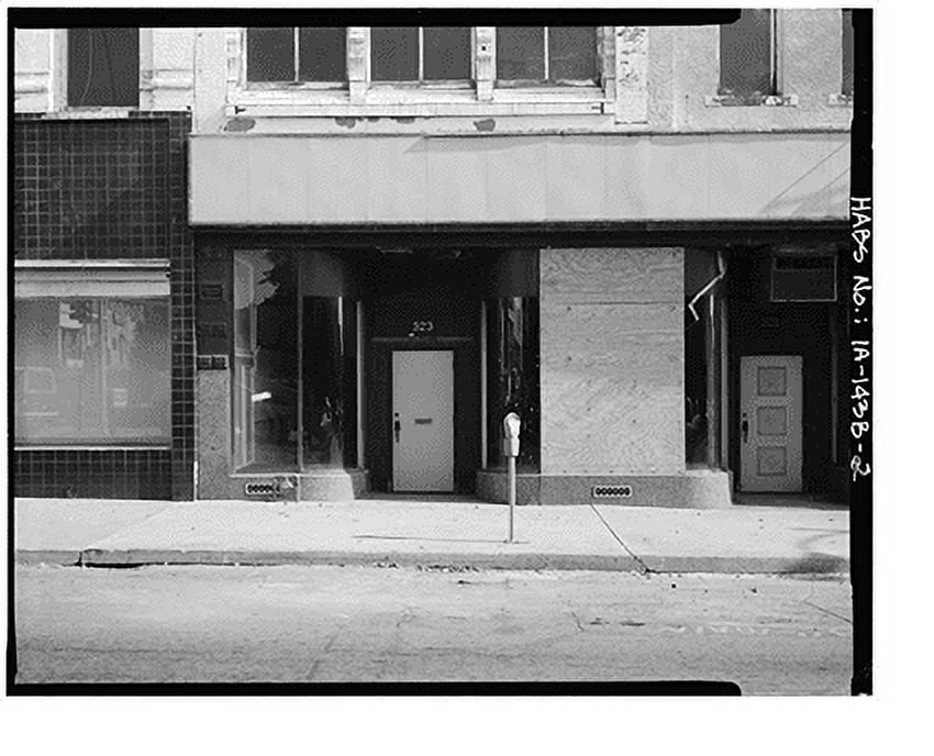 Historic Print, East Locust Street Commercial District, Garton Bakery