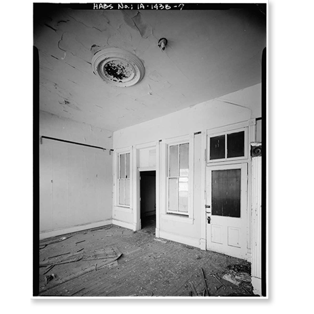 Historic Print, East Locust Street Commercial District, Garton Bakery