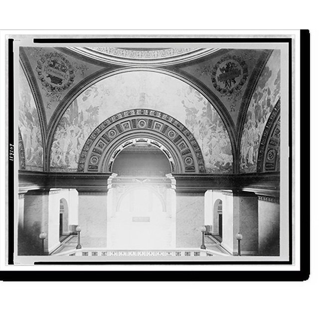 Historic Print, [East side of courthouse rotunda, Fort Wayne, Indiana