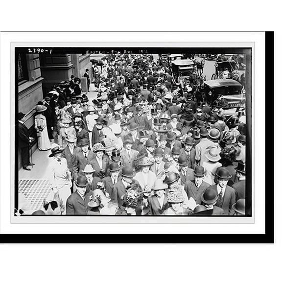 Historic Print, Easter - 5th Ave. 1912, 18" x 24"