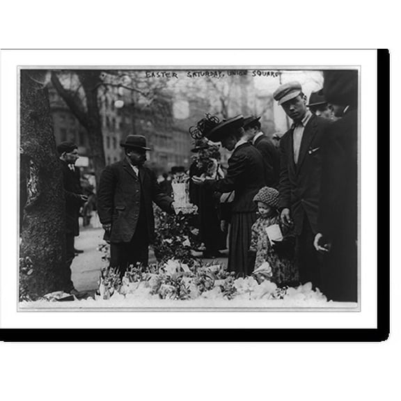 Historic Print, Easter Saturday, Union Square, 18" x 24"