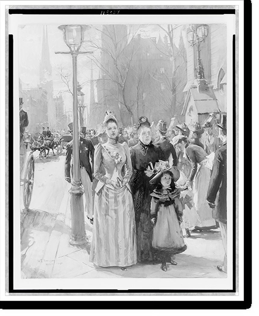 Historic Print, [Easter Sunday on Fifth Avenue], 16" x 20"