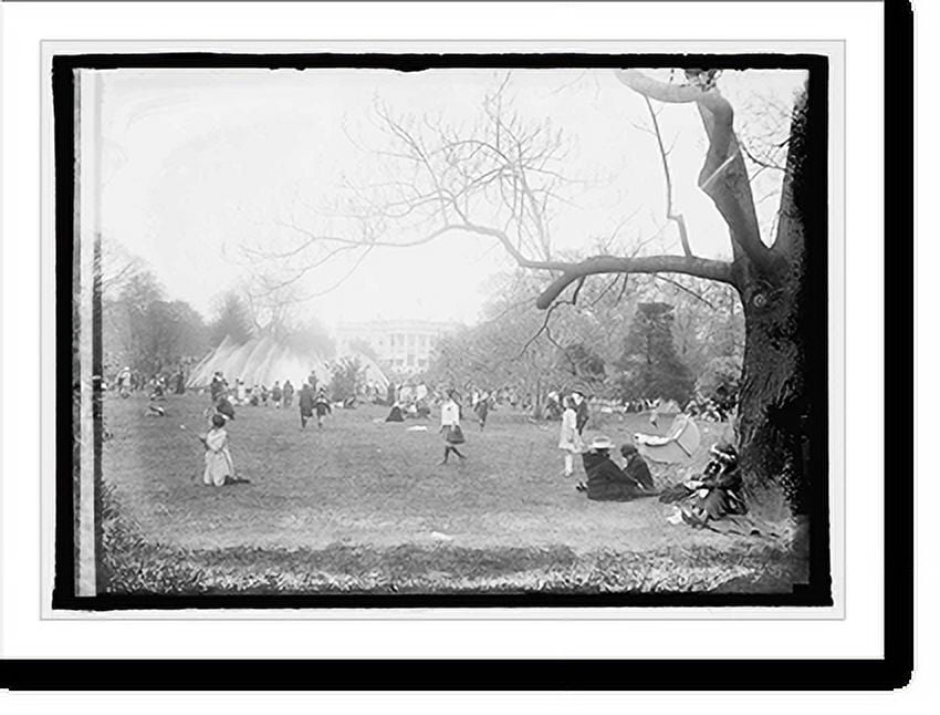 Historic Print, Easter egg rolling, 16" x 20"