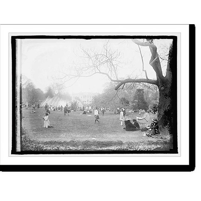 Historic Print, Easter egg rolling, 16" x 20"