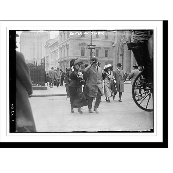 Historic Print, Easter on 5th Ave., N.Y.C., 18" x 24"