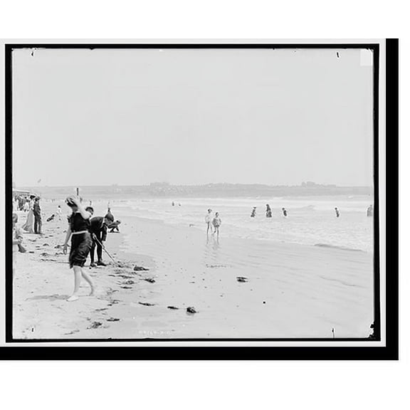 Historic Print, Easton's Beach, Newport, R.I. - 2, 18" x 24"