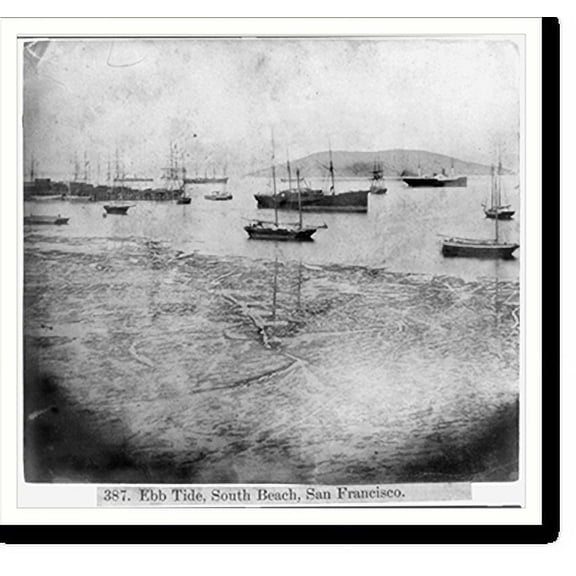 Historic Print, Ebb Tide, South Beach, San Francisco, 16" x 20"