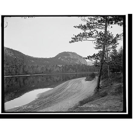 Historic Print, Echo Lake, North Conway, White Mountains, 16" x 20"