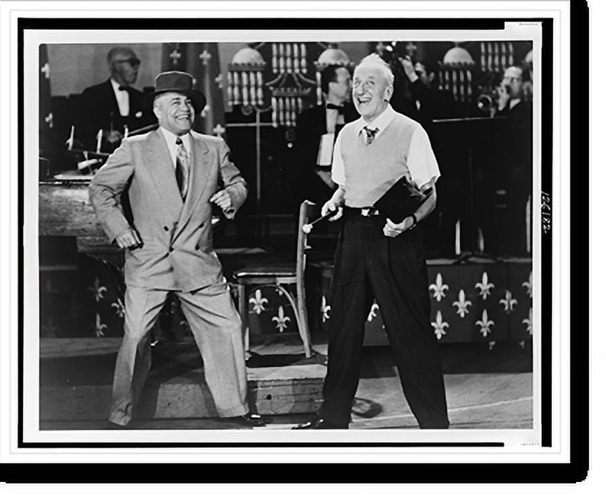 Historic Print, Eddie Jackson and Jimmy Durante strut and sing the old