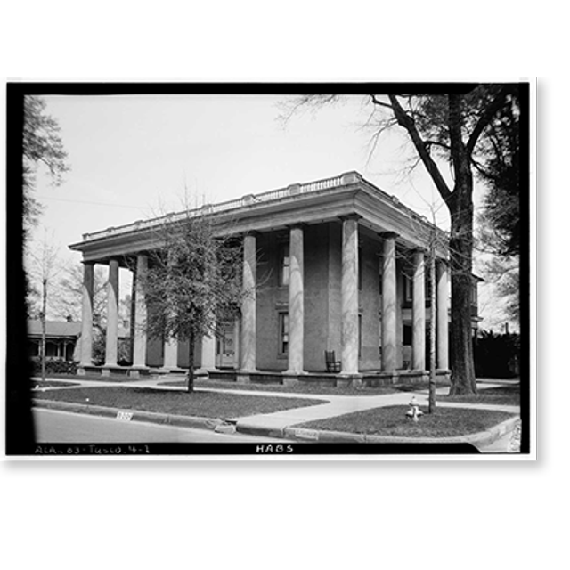 Historic Print, Eddins House, 919 Greensboro Avenue, Tuscaloosa