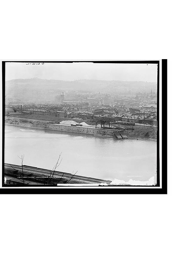 Historic Print, Edgar Thomson [i.e. Thompson] Works, Carnegie Steel Co., Braddock, Pa. - 6, 16" x 20"