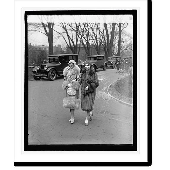Historic Print, Edith & Irene Mayer, 2/3/27, 16" x 20"