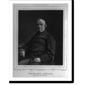 Historic Print, Edouard-Rene Laboulaye, 18" x 24"