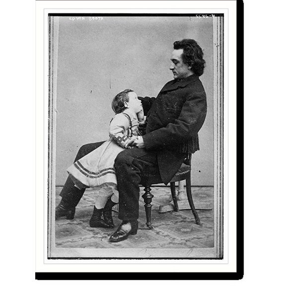 Historic Print, Edwin Booth, 18" x 24"