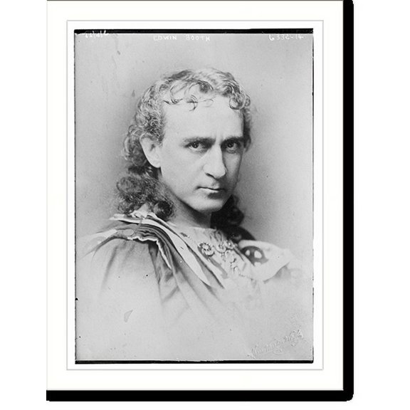 Historic Print, Edwin Booth - 2, 16" x 20"