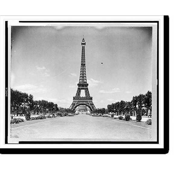 Historic Print, [Eiffel Tower and park, Paris, France], 16" x 20"