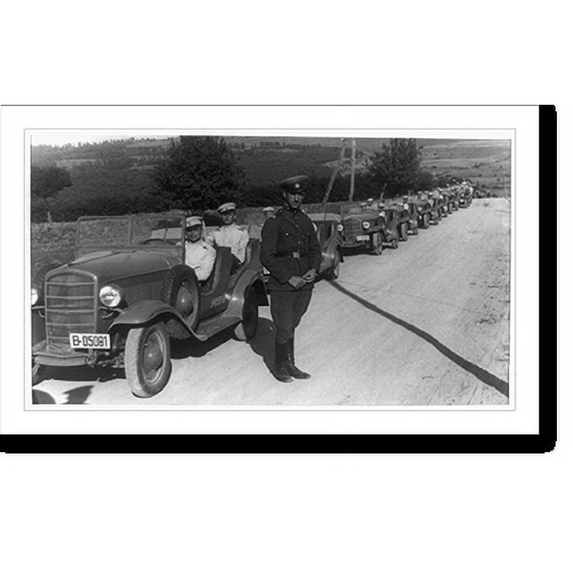 Historic Print, Eine Fahrschule" der bulgarischen Armee. auf deutschen