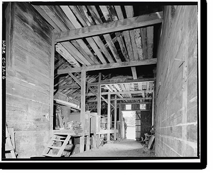 Historic Print, Eli Whitney Armory, Barn, Whitney Avenue, Hamden, New