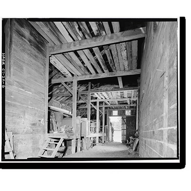 Historic Print, Eli Whitney Armory, Barn, Whitney Avenue, Hamden, New