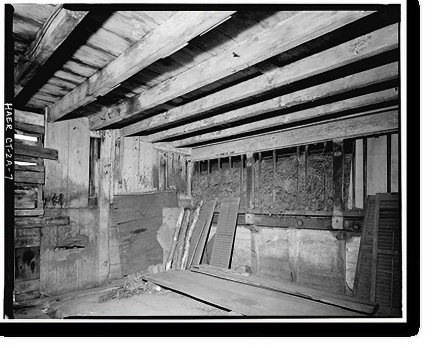 Historic Print, Eli Whitney Armory, Barn, Whitney Avenue, Hamden, New