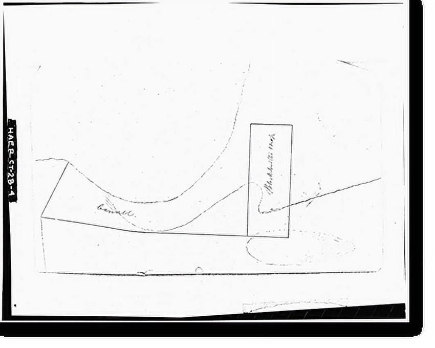 Historic Print, Eli Whitney Armory, Building, Mill River, Hamden