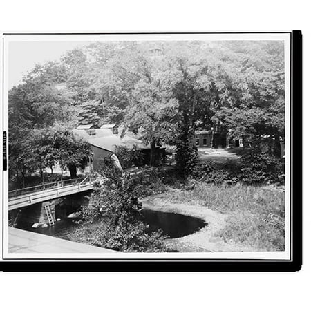 Historic Print, Eli Whitney Armory, West of Whitney Avenue, Armory Street Vicinity, Hamden, New Haven County, CT - 15, 18" x 24"