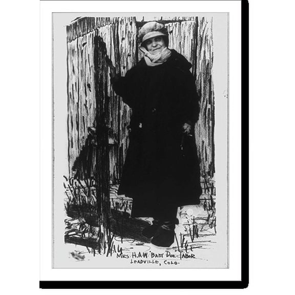Historic Print, Elizabeth (McCourt) Baby Doe", Tabor, d.1935", 16" x 20"