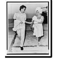 Historic Print, [Elizabeth Taylor and Richard Burton fulllength