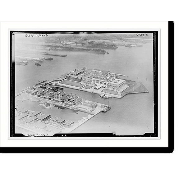 Historic Print, Ellis Isl. - 2, 18" x 24"
