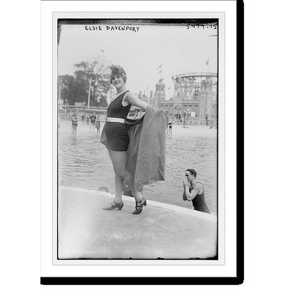 Historic Print, Ellsie Davenport, 16" x 20"