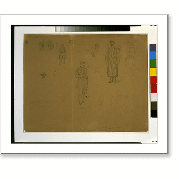 Historic Print, Ellsworth Zouaves, 18" x 24"