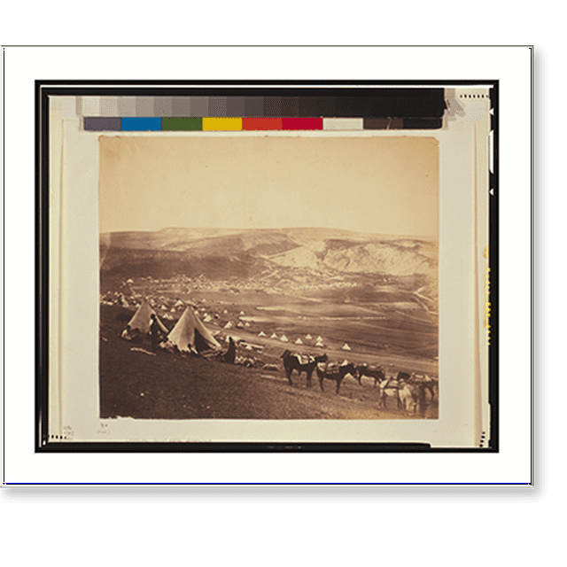 Historic Print, Encampment of Horse Artillery 3, 16" x 20"