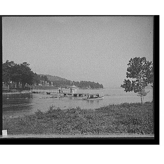 Historic Print, [Endicott Rock and outlet, Lake Winnipesaukee, N.H.], 16" x 20"