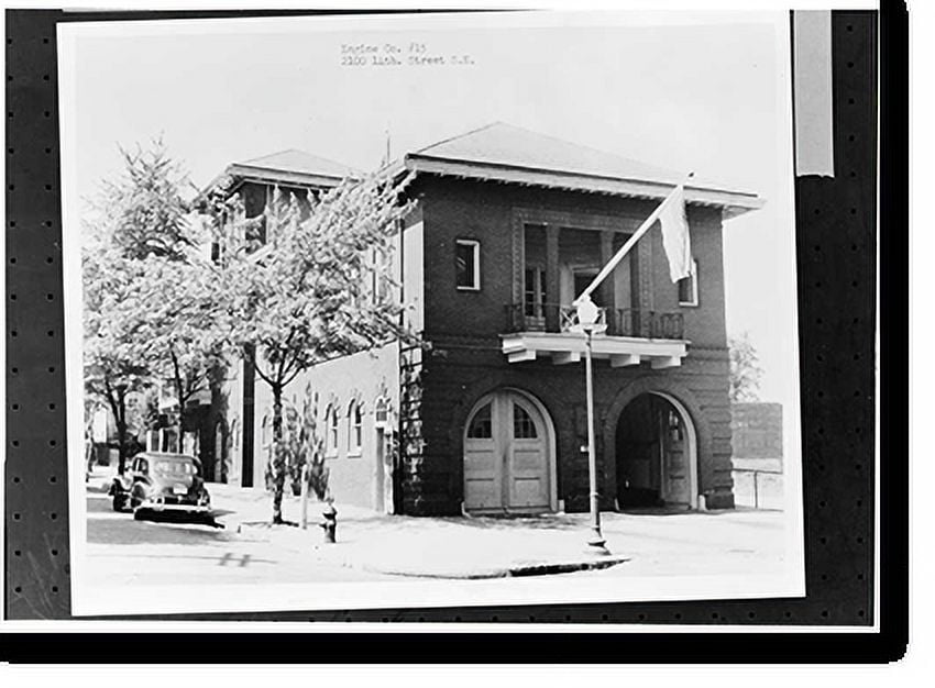 Historic Print, Engine Company Number Fifteen, Firehouse, 2100
