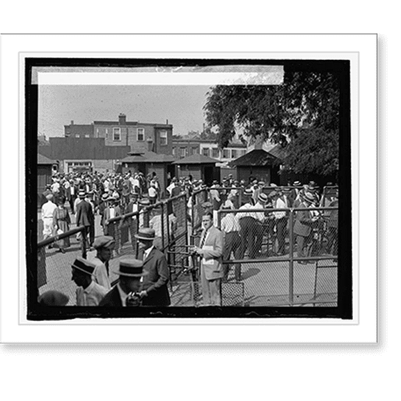 Historic Print, Entrance to ball park, 16" x 20"