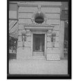 Historic Print, [Entrance to barber shop, Pardridge & Blackwell