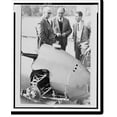 Historic Print, Enzo Ferrari left, founder and owner of the Ferrari