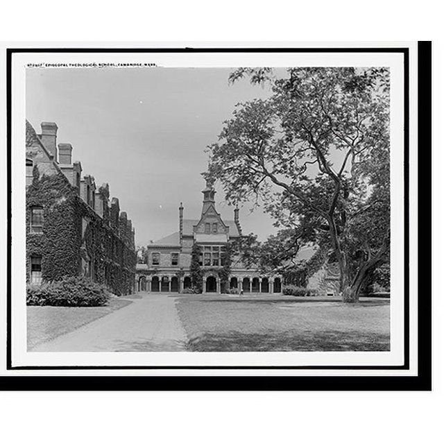 Historic Print, Episcopal Theological School, Cambridge, Mass., 16" x