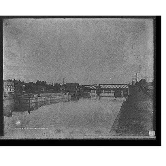 Historic Print, Erie Canal, Tonawanda, N.Y., 18" x 24"
