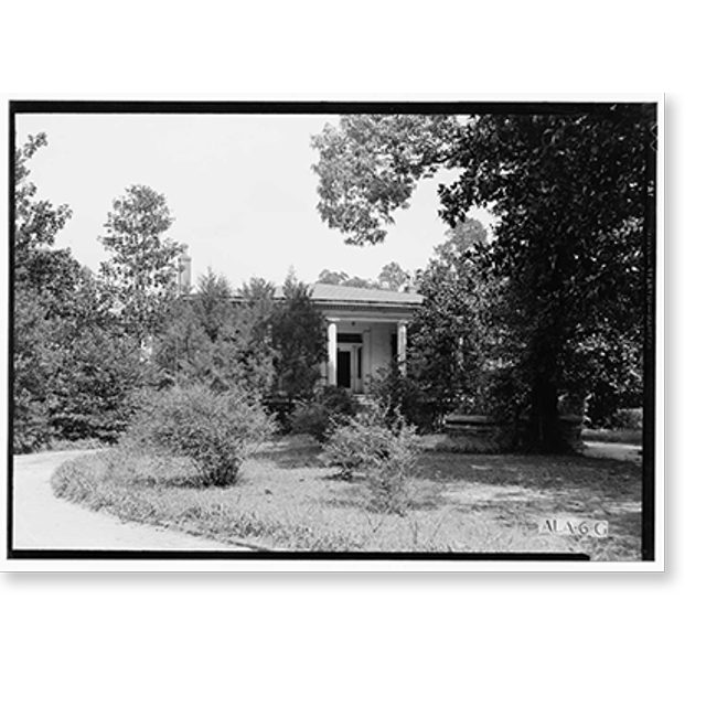 Historic Print, Eslava House, 152 Tuthill Lane, Spring Hill, Mobile