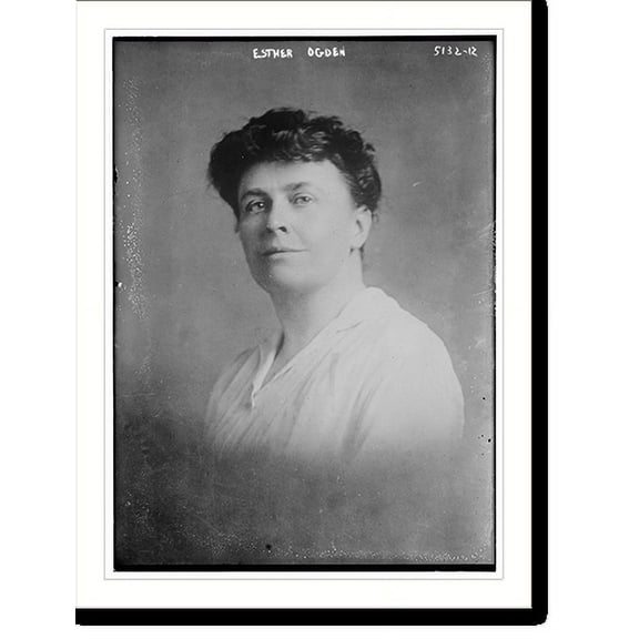 Historic Print, Esther Ogden, 18" x 24"