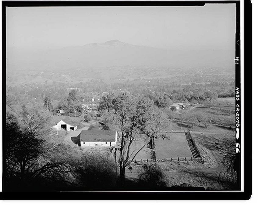 Historic Print, Eugene O'Neill House, Kuss Road, Danville vicinity