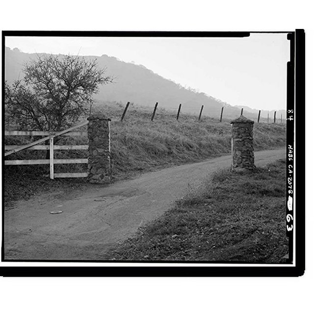 Historic Print, Eugene O'Neill House, Kuss Road, Danville vicinity