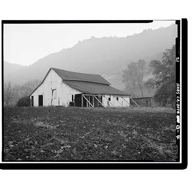 Historic Print, Eugene O'Neill House, Old Barn, Kuss Road, Danville