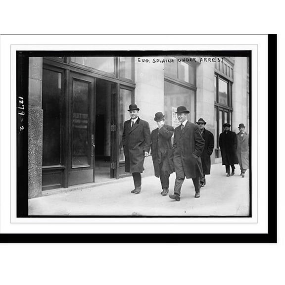 Historic Print, Eugene Splaine under arrest, 16" x 20"
