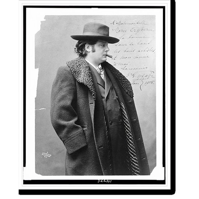 Historic Print, [Eugene Ysaÿe, halflength portrait, standing, facing